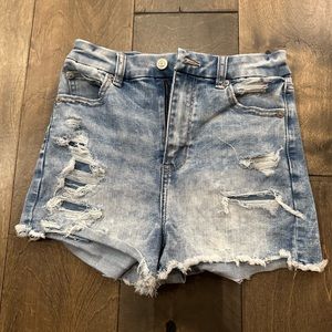 American Eagle curvy hi rise shortie size 0